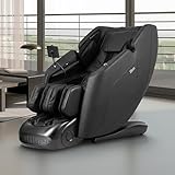 Titan Ignite Sync l Dual Massage Mechanism l Full Body Massage Chair l Ankle Stretching l Intelligent Health Detection l Zero Gravity Reclining l Specialized Foot Rollers (Black)