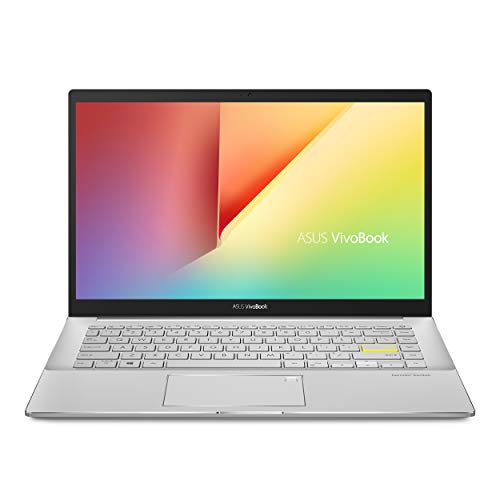 ASUS VivoBook S14 S433 Thin and Light Laptop, 14” FHD, Intel Core i5-10210U CPU, 8GB DDR4 RAM, 512GB PCIe SSD, Windows 10 Home, S433FA-DS51-WH, Dreamy White