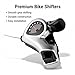 Fredertent Bicycle Shifter 21 Speed Bicycle Thumb Gear Shift Lever 3 x 7 Speed with Gear Indicator– KD50-3x7 Bicycle Shifter for Mountain City Road Hybrid Electric Cruiser and Kids Bikes (KD50-3x7)