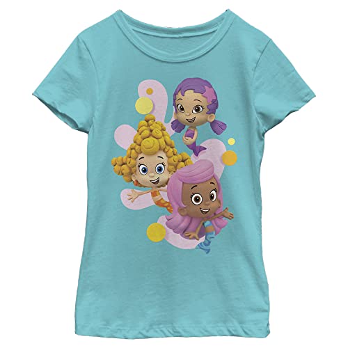 Nickelodeon Bubble Guppies Group Girls Short Sleeve Tee Shirt