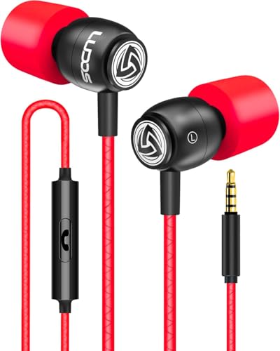 Ya en manzanajugosa.com: Ludos Clamor Auriculares In Ear con Cable y Microfono, 5 Años de Garantía, Cascos Espuma de Memoria, Cable Reforzado, Graves, Earphones para para iPhone, iPad, Samsung, Mi, Xiaomi, Huawei, Gaming