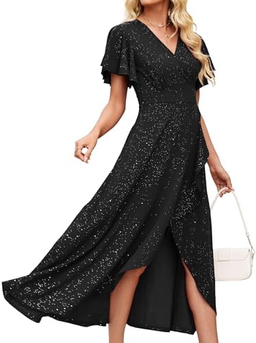 Long Black Formal Dresses for Women Gowns Evening Party Cocktail ...
