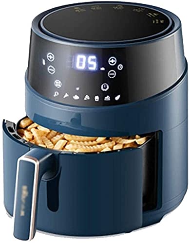 WYDMBH Mini-Öfen Fritteuse Multifunktionale Luft Haushalt Luftofen integriert Smart Holographic Touch 4.6 Liter Große…
