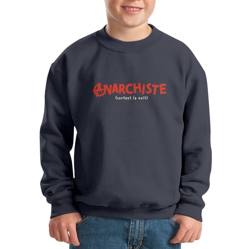 Sweat enfant anarchiste rigolo pour s'amuser en soirée pyjama - 2