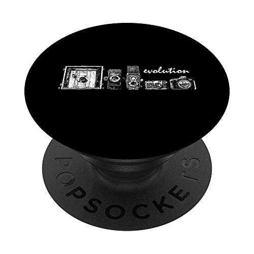 Vintage Evolution of the Camera Photography Novelty PopSockets PopGrip: Swappable