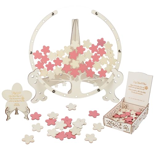 GORGECRAFT Libro de Visitas de Boda Rústico