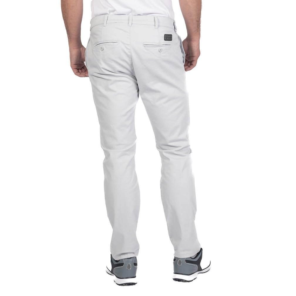 Island Green Stretch Cotton Chino Trousers Pantalon de Golf Homme