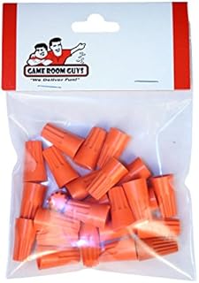 Game Room Guys Set of 25 Orange Wire Connector Nut