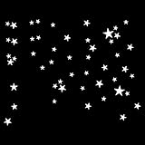 Gaoqi 38 pièces étoile Amovible Art Vinyle Mural décor de la Maison Enfants Chambres Stickers muraux, décor à la Maison de pâques