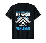 Der König wird Fliesen, Handwerker, Fliesenleger verlegen T-Shirt