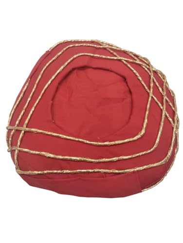 Image of BookMyCostume Traditional Indian Turban, Safa & Pagdi Collection - Ethnic Royal Headwear, Cultural Event & Fancy Dress Costumes | Ideal for Barati, Folk Dance & Themed Functions for Boys, Men & Adults