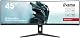 ECRAN IIYAMA 44,5" G-Master Red Eagle, incurvé 5K, 5120x1440 @165Hz, 0.8ms, 450cd/m², 3000:1, Haut-parleurs, DP/HDMI/USB-C, USB HUB, VESA, KVM, Docking USB-C, réglable en Hauteur, i-Style Colour