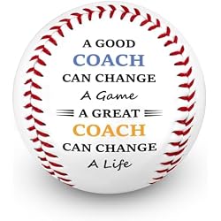 Baseball Coaches Appreciation Gifts, Thank You Baseball Gifts for Coach | Baseball Coach Gifts for Men, Inspirational Baseballs Accessories for End of Season,Birthday Presents Senior Night Gifts
