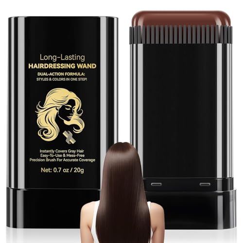 Tinte instantáneo a prueba de agua, 2 en 1: teñido rápido y práctico, resistente al agua y al sudor, acabado natural, unisex