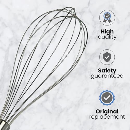 Anakel Home Replacement Whisk Attachment, Compatible with Braun Hand Blender & Immersion Blender Parts, Stainless Steel, Compatible with Multiquick & Minipimer, BR64189652 by ANAKEL HOME - Used condition - Image 4