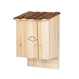 Fledermaus Schutzhaus Versteck Naturholz 28,5cm