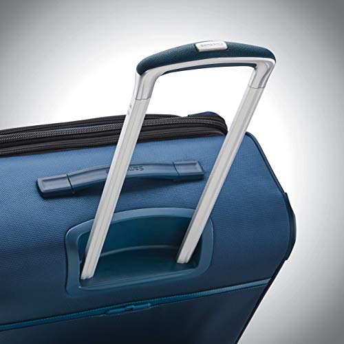 Image of Samsonite Solyte DLX Softside Expandable Luggage with Spinner Wheels, Mediterranean Blue, 3-Piece Set (20 /25 /29)