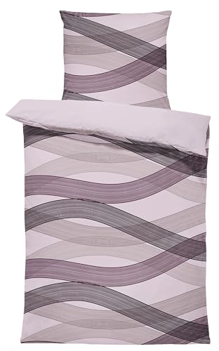 one-home Winter Biber Bettwäsche Baumwolle Kuschelig Flauschig Warme...