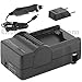 Nikon Coolpix S3100 Digital Camera Battery Charger (110/220v with Car & EU adapters) - Replacement Charger for Casio NP-120C & Nikon ENEL19 Batteries -
