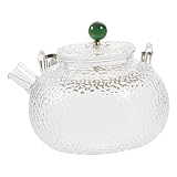 Alipis Hochtemperaturbeständiger Teekessel Hammerstruktur Transparent für Küchenarbeitsplatte für Losen Tee Teeservice Praktisch