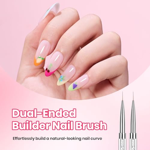 Image of Beetles Nail Art Brush for Builder Double-Ended Gel Nail Art Design Pen