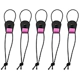 SQXBK 5PCS Adjustable Fishing Quick Rod Ties Leash Belt Stretchy Wrap Pole Straps Elastic Cable Ties Reusable Quick Rod Ties Fishing Rod Bungee Ties Strap Fishing Rod Tie Straps for Casting Rods