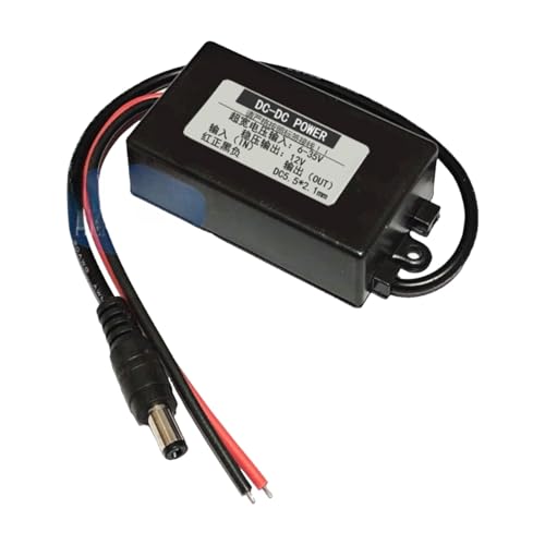 Convertisseur de puissance automobile 12V 1A avec module boost buck et boîtier noir