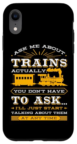 iPhone XR Train Rail Transport Freight Railway Steam Locomotive Case