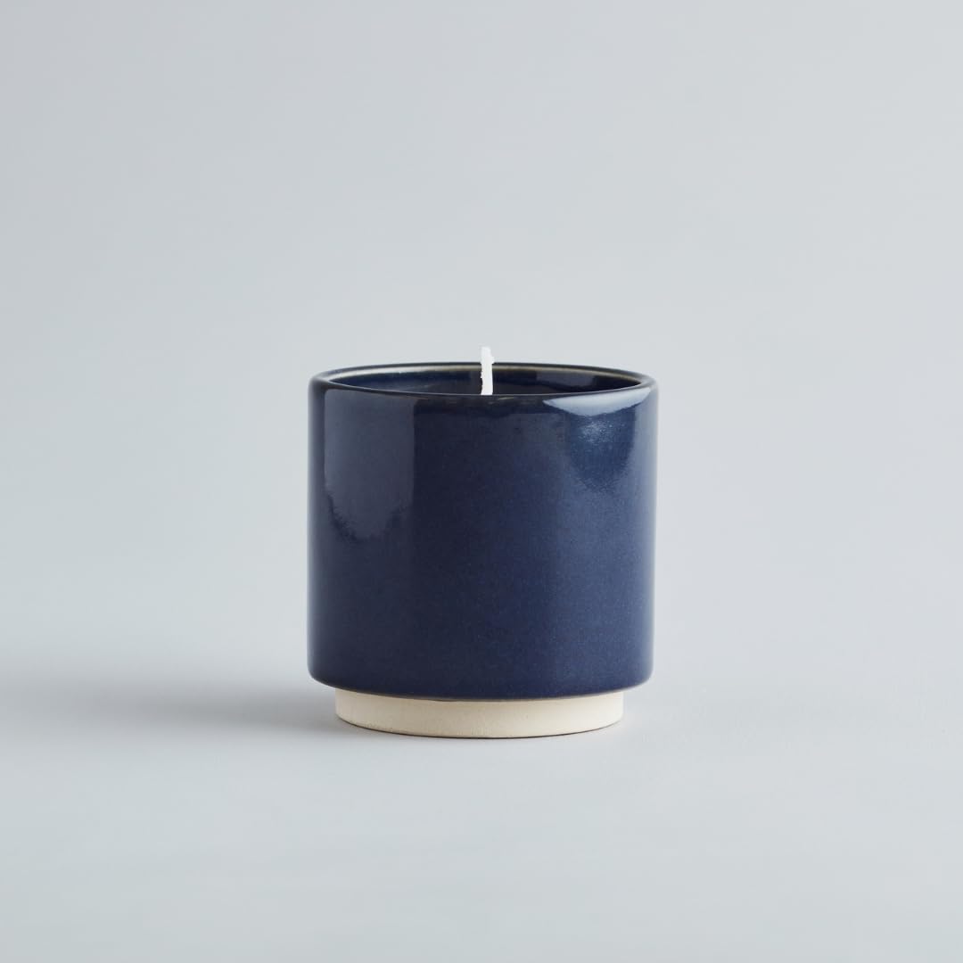 St EvalOrange & Cinnamon Scented Candle Pot - Winter's Eve Collection - Made in Cornwall