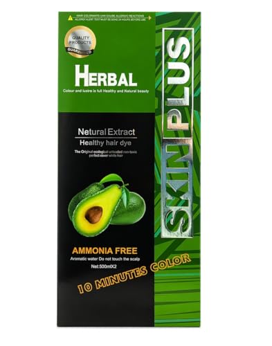 Image of SKINPLUS HERBAL NATURAL EXTRACT HAIR COLOR AMMONIA FREE, BLACK (1000 ML)
