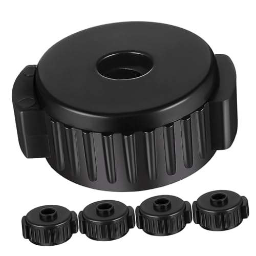 Tuercas rápidas negras para platillos de batería 5 piezas miniatura 1