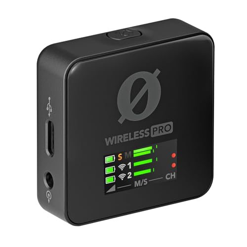 Image of Rode Wireless Pro Digital 2-Channel Wireless Microphone Set + Keepdrum ADP07 TRRS-TRS Adapter