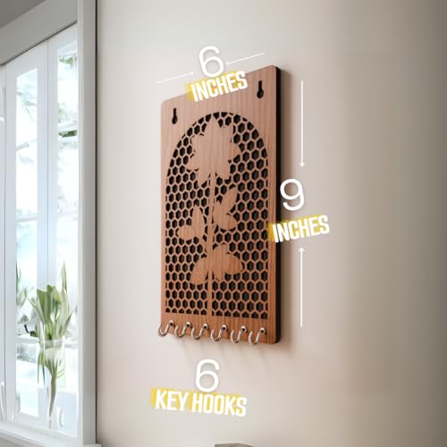 Image of Key Hanger for Wall (Honeycomb)