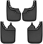 Husky Liners Mud Guards | Front and Rear Mud Guards - Black | 56946 | Fits 2016-2022 Toyota Tacoma w/ OE Fender Flares 4 Pcs