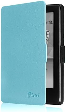 Protective Case for E-reader 8th Generation Kindle Premium PU Leather Cover, The Thinnest and Lightest SmartShell Cover with Auto Wake/Sleep for Amazon All-New Kindle 6" Display 8th Gen 2016 Release - (BLUE)