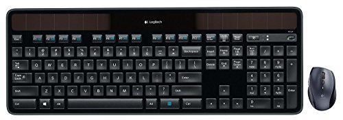 Logitech MK750 Wireless Solar Keyboard & Marathon Mouse Combo (Renewed)