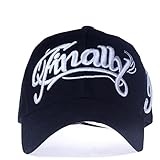 Xthree Baseball Cap Made of 100% Cotton Casual Rebound Hat for Women Casual for Men with Embroidered Goras, blue