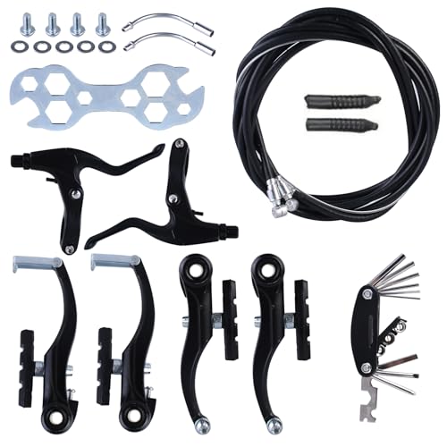 Fahrrad Bremsen Set: Bremshebel Fahrrad mit Werkzeugschlüssel,...