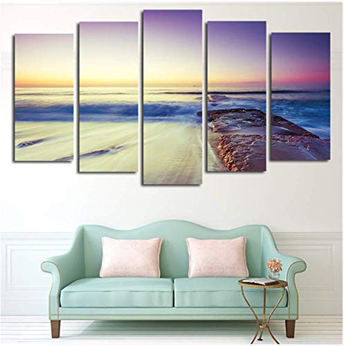Plage toile art photo home decor pour créer une ambiance zen et relaxante à la maison