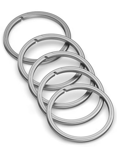 tikey Titanium Key Rings For Car Keys 4 Sizes Quick