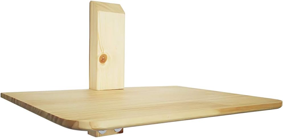 Wall Component Shelf, Floating Wall Shelf Mounted TV Shelf Bracket Stand for Cable Box, AV Receiver, Component, Cable Box, Playstation4, Xbox1, VCR Player