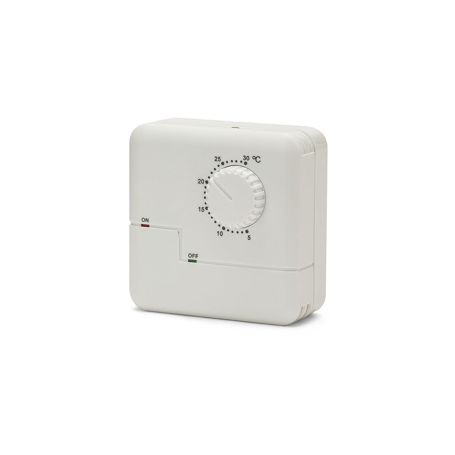 Thermostat analogique Chaud/Froid blanc pour régulation thermique