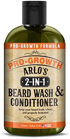 Arlo's 2-in-1 Beard Wash and Conditioner 12 oz. - Pro Growth Formula