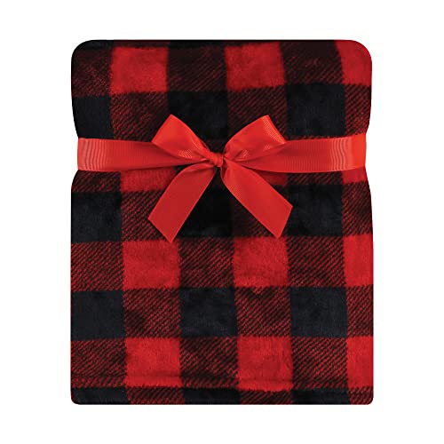 Image of Hudson Baby Unisex Baby Plush Blanket with Security Blanket, Rudolph, One Size (Pack of 2)