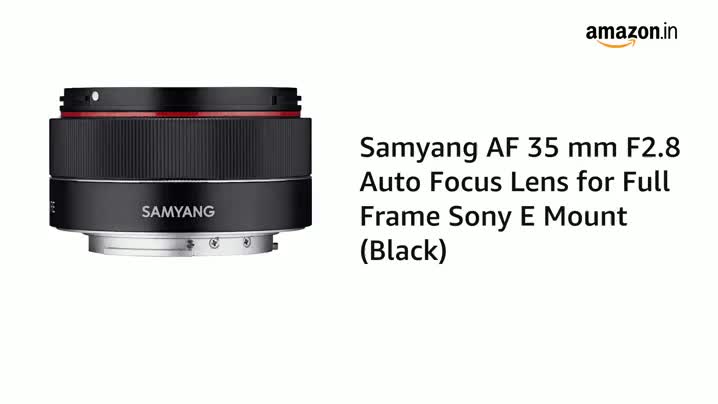 Samyang AF 35 mm F2.8 Auto Focus Lens for Full Frame Sony E