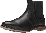 Hush Puppies Men's Beck Rigby Chelsea Boot, Black Leather, 8 M US