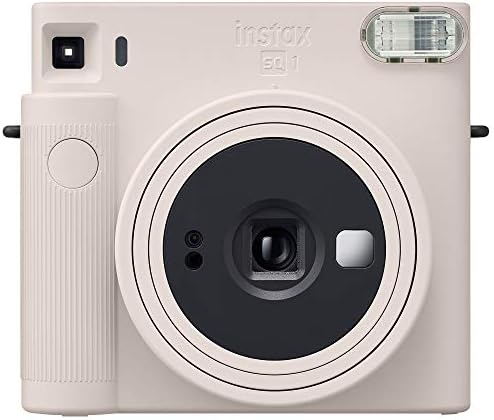 Instax SQUARE SQ1 instant film Camera, Automatic exposure and Built-in selfie lens, Glacier Blue & SQ1 Camera Case - Glacier Blue