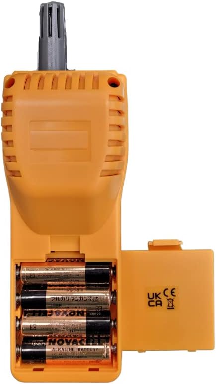 SULMILE AZ-7752 Carbon Dioxide Detector battery compartment