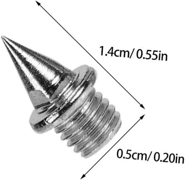 Sprint Spike Shoes Nails for Track and Golf Stainless Steel Nails Lightweight and Elastic Easy to Install and Remove