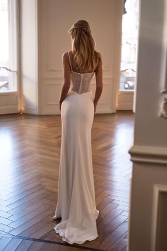 Wedding Dresses for Bride Mermaid Lace Long Sleeve Off Shoulder Bridal Dress for Women4